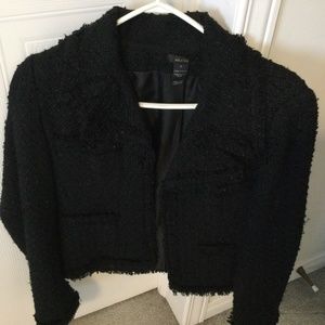 Short black blazer